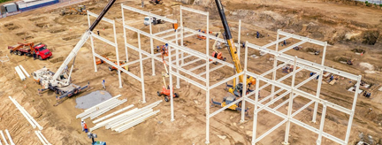 A building site / construction site
