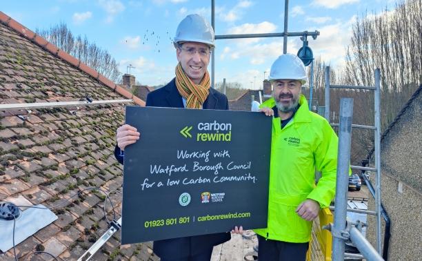 Carbon rewind solar panels