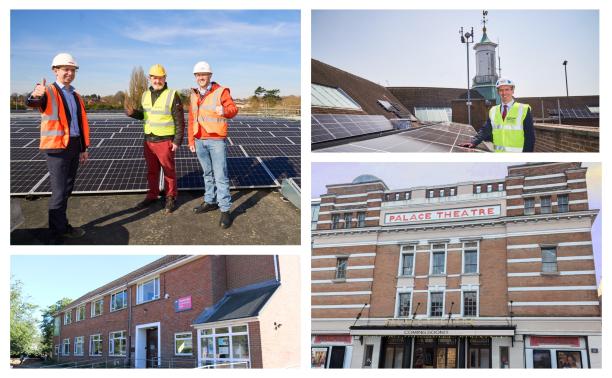 Energy efficiency collage