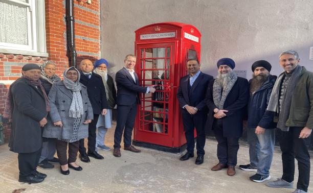 Gurdwara phonebox