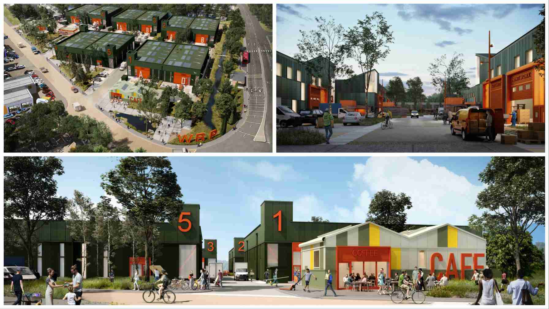 Watford Business Park computer generated images