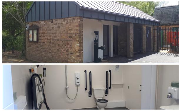 Woodside playing fields new toilet and fountain 2