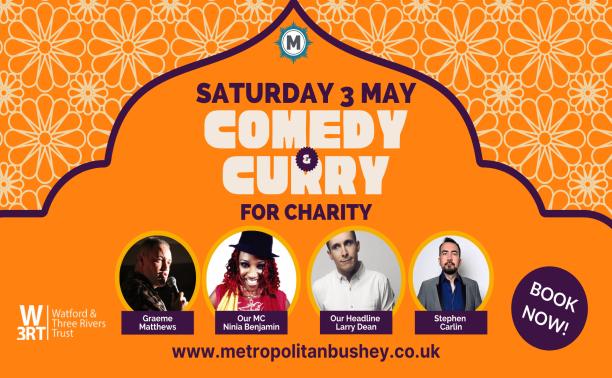 Metropolitan Bushey comedy and curry event