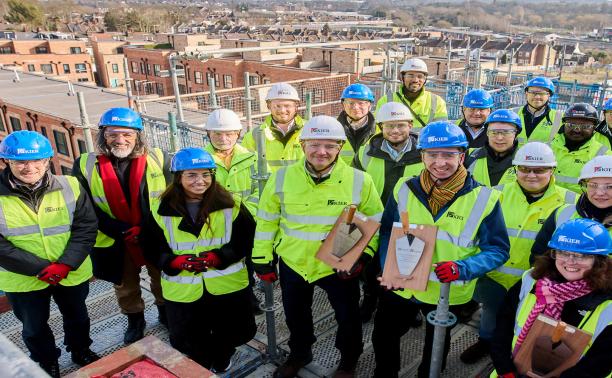 Watford topping out riverwell